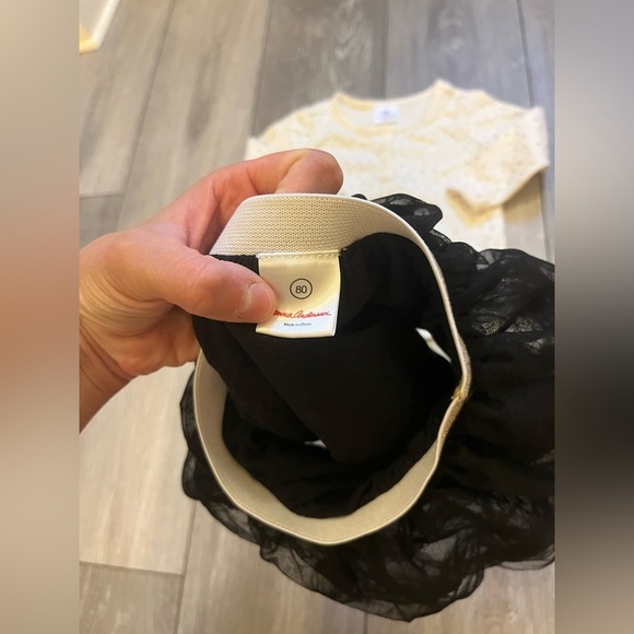 Hanna Andersson Baby Girls Party Set Skirt and Top Size 80 / 18-24 M - Picture 5 of 7